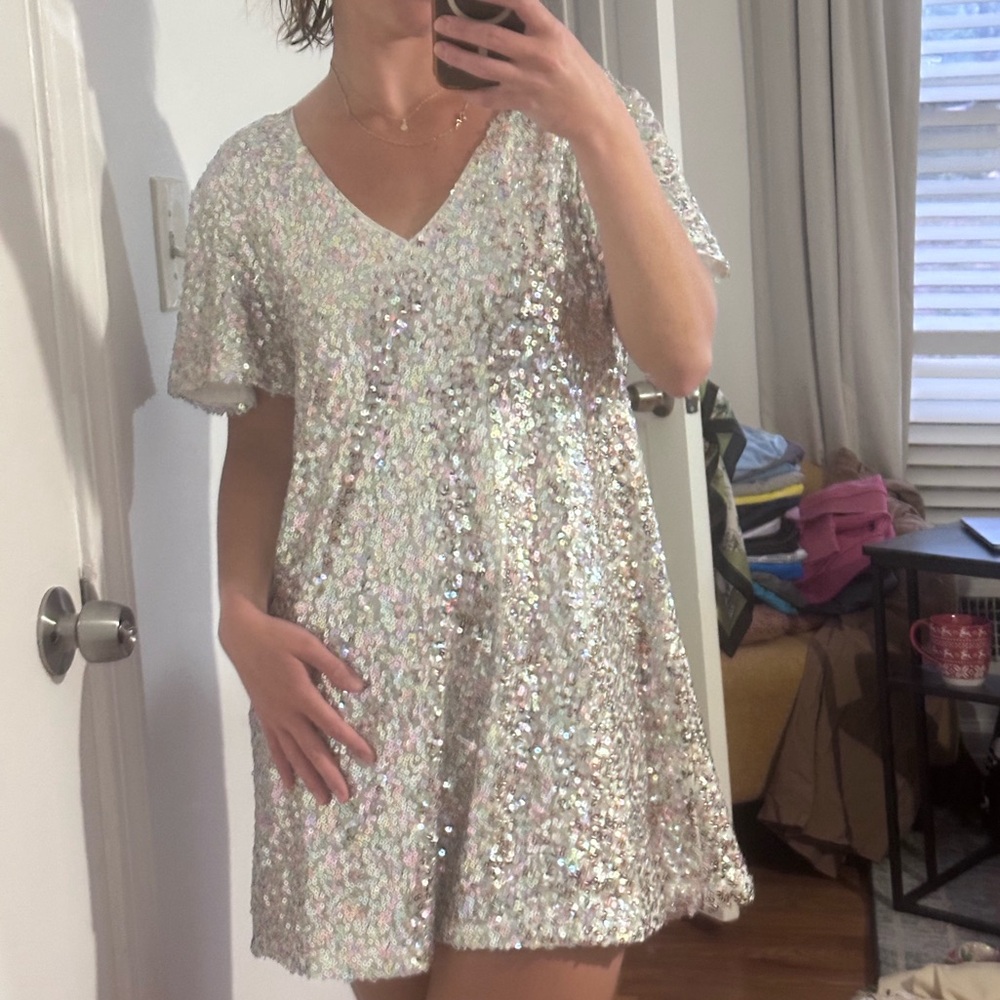 Sequins t shirt dress!